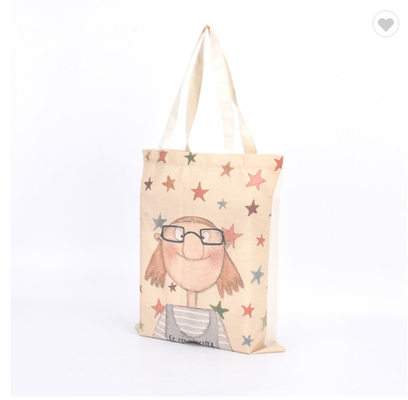 قیمت خوب بسته بندی شده 100gm Sublimation Cotton Fabric Bag Canvas Cloth Shopping Bag آنلاین